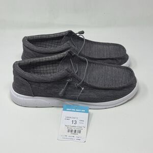 Reef Cushion Coast TX Shoes Mens 13 Gray Slip On Casual Vacation Beach NO INSOLE